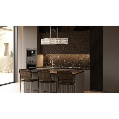 Chromowana lampa liniowa Gibson 5x