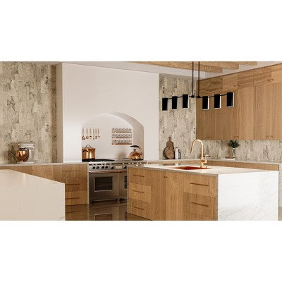 Czarna lampa liniowa Foreland 6x